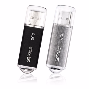 Silicon Power Ultima-II USB atmintukas 8 GB USB A tipo 2.0 Juoda