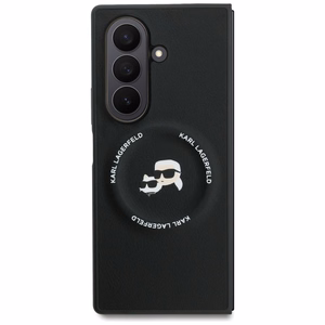 KARL LAGERFELD чехол SAMSUNG Z Fold7 KLHMZFD7PSMLRKCK совместимый с MagSafe (PU K&C) черный