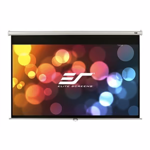 Elite Screens M100NWV1 – Manual Series ручной проекционный экран, диагональ 100 дюймов, 4:3, ширина видимой области 203 см, белый
