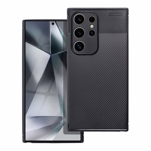 Dėklas telefonui CARBON PREMIUM SAMSUNG S24 Ultra juodas