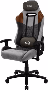 Aerocool DUKE AeroSuede Universali kompiuterinių žaidimų kėdė Juoda, Ruda, Pilka