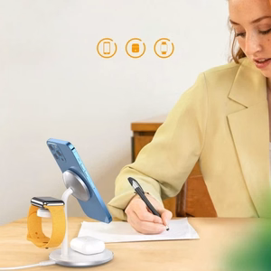 Wireless Charger Choetech "T585-F 3in1" White 15W (for iPhone / Apple Watch  / Airpods)