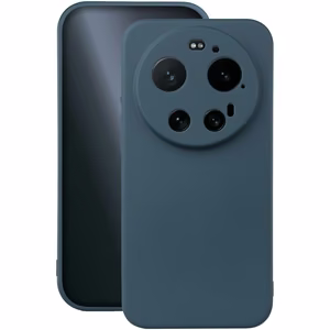 Silikoninis dėklas Xiaomi 17 Ultra tamsiai mėlynas