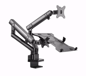Gembird MA-DA3-02 monitoriaus laikiklis arba stovas 81,3 cm (32") Stalas Juoda
