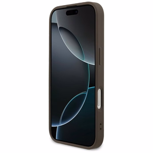 Guess 4G Klasikinis Dėklas telefonui iPhone 17 - rudas