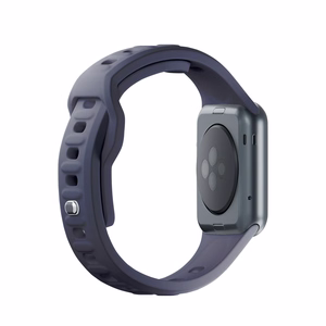 38/40/41/42 mm Gray (small) - 3mk Silicone Watch Strap for Apple