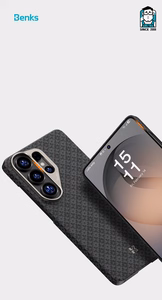 Benks Magnetic Armor Air Grid Kevlar чехол Metal Frame 600D (E050) для Samsung Galaxy S26 Ultra чёрный
