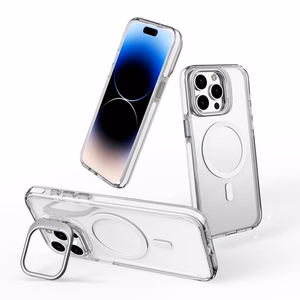Чехол для Samsung S26 Ultra Lens Mag Cover совместимый с MagSafe белый