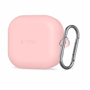 Tech-Protect Silicone Hook Case for Samsung Galaxy Buds 4 / 4 Pro - Pink