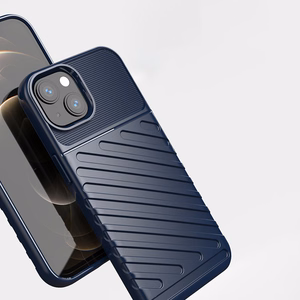 Thunder Case гибкий прочный защищённый TPU чехол для iPhone 13 mini синий