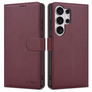Tech-Protect Wallet чехол для Samsung Galaxy S26 Ultra бордовый