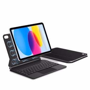 Чехол Tech-Protect Smartcase Magnetic с клавиатурой для iPad 10.9” 2022 / iPad 11” 2025 - чёрный
