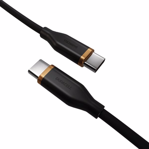 Duracell USB-C kabelis (DRU8020A) – 2 m, USB-C ↔ USB-C