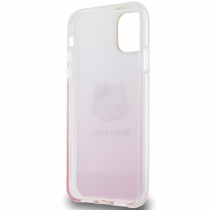Hello Kitty IML Gradient Electrop Kitty Head dėklas telefonui iPhone 11 / XR - rožinis
