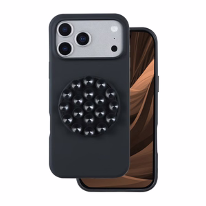 Silikoninis Stick dėklas for iPhone 17 Pro Max 6,9" juodas