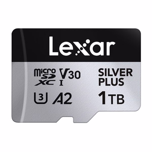 „Lexar High-Performance Silver Plus“ microSDXC atminties kortelė, 1 TB + adapteris