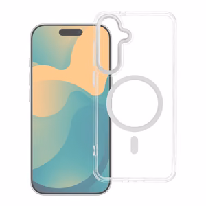 Чехол Samsung S26 ULTRA Frame Clear Hybrid Mag Cover совместимый с MagSafe прозрачный