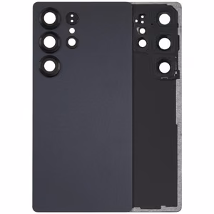 Задняя крышка для Samsung S938 S25 Ultra / Titanium Jet Black / (с линзой камеры) OEM