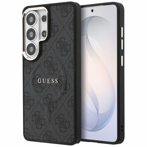 GUESS чехол SAMSUNG S26 Ultra GUHMS26LP4MSEGCK (4G Embossed Ring MagSafe) черный