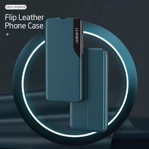 Telefono dėklas Smart View TPU Samsung A326 A32 5G tamsiai žalias