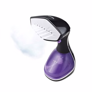 Tristar ST-8921 – ручной отпариватель для одежды, 1600 W, 0,26 L, 25 g/min, цвет — чёрный / фиолетовый