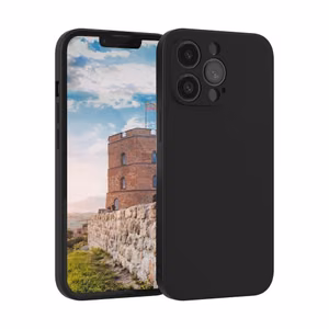 Telefono dėklas Liquid Silicone Edge Xiaomi Redmi 10A (juodas)
