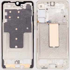 Vidurinis rėmelis Samsung S916 S23 Plus (kreminės)