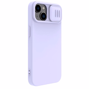 Чехол Nillkin CamShield Silky Magnetic Silicone Apple iPhone 14 Plus светло-фиолетовый