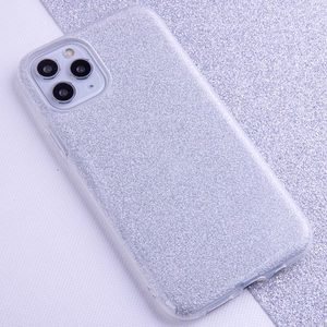 Blizgus 3in1 dėklas telefonui Samsung Galaxy A50 / A30s / A50s sidabrinis