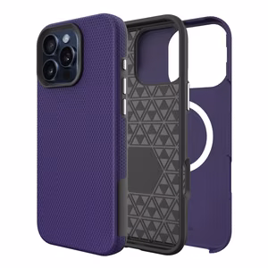 Dėklas Perfectionists Triangle Mag Case Apple iPhone 13 Pro violetinis
