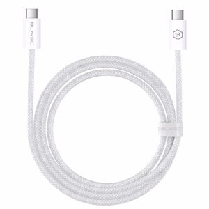 Blavec Кабель Candy плетёный - Type C to Type C - PD 60W 3A 3 метра Apple CarPlay/Android Auto (CCA-CC3W30) белый