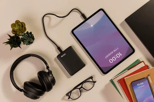 WD Elements Portable USB-C 5TB išorinis kietasis diskas, juodas