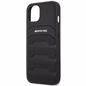 Mercedes AMG Debossed Lines dėklas iPhone 13 / 14 / 15 juodas