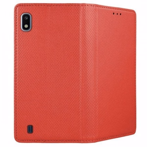 Telefono dėklas Smart Magnet Xiaomi Redmi 13C / Poco C65 / Poco M6 5G raudonas