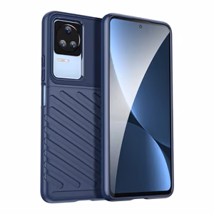 Thunder Case для Xiaomi Poco F4 5G силиконовый бронированный чехол синий