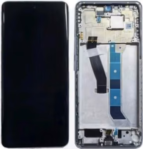 LCD screen Xiaomi Redmi Note 15 5G with touch screen with frame Glacier Blue original (service pack)
