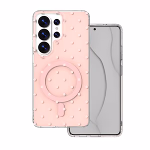 Bubble Dots Mag case for Samsung S26 Ultra pink