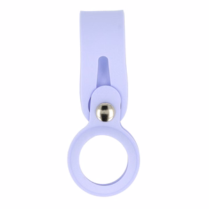 Silicone loop for Airtag purple