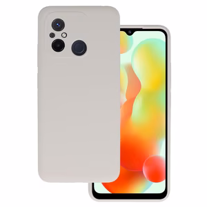 Силиконовый чехол Silicone Lite для Xiaomi Redmi 12C/11A титановый
