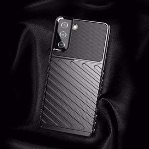 Thunder dėklas lankstus šarvuotas Samsung Galaxy S22 + (S22 Plus) juodas