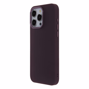 Satino elegantiškas bordo spalvos dėklas iPhone 15 Pro 6,1