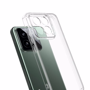 Crong Crystal Shield Cover dėklas, skirtas Xiaomi 14, skaidrus