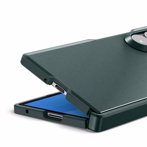 Spigen Tough Armor Pro MagFit MagSafe dėklas, skirtas „Samsung Galaxy Z Fold 8 Ultra“ – tamsiai žalias
