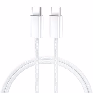 BWOO Kabelis USB-C - USB-C 1m 60W iPhone 15 BO-X284 baltas