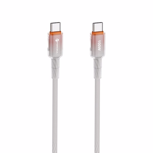 Кабель USB C to USB C Forcell F-Energy QC4.0 PD 5A 100W Gradient 1 m C357 белый