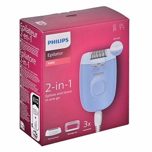 Philips 2000 series Epilator Series 4000 BRE247/00 Laidinis epiliatorius