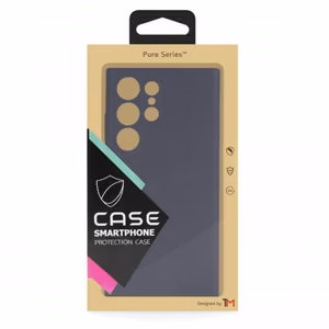 Dėklas "TM Pure Silicone" skirtas Samsung G990 S21 FE / Charcoal Gray / (Blister)