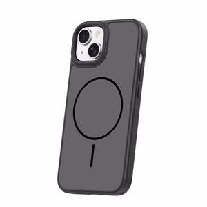 Frame Thin Mag dėklas for iPhone 14 6,1" juodas