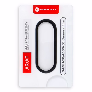 Kameros stiklas skirtas Samsung A56 Forcell Premium juodas