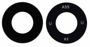 Samsung A356 A35 5G/A556 A55 5G линза камеры чёрный (Ultra Wide) 1 шт. (сервисный пак)